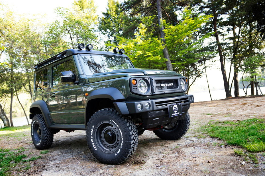 Suzuki Jimny Sierra AIMGAIN Jimny 74mudron Army quad front roof panel - image 11