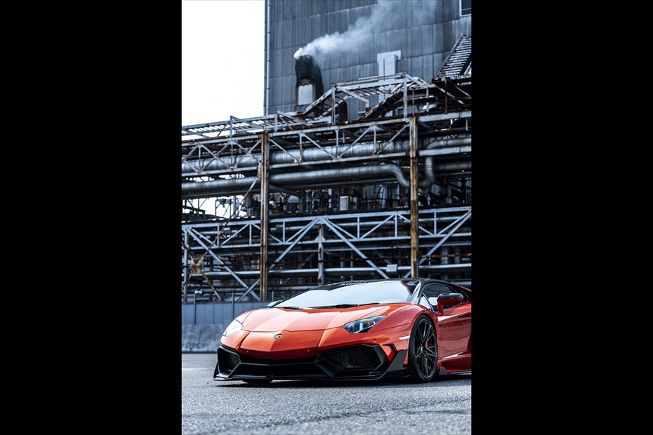 Lamborghini Aventador AIMGAIN GT type2 front lip spoiler - image 11