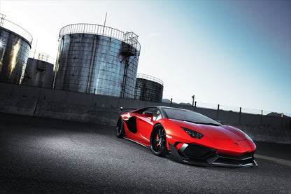 Lamborghini Aventador AIMGAIN wide body wide front wings - image 11