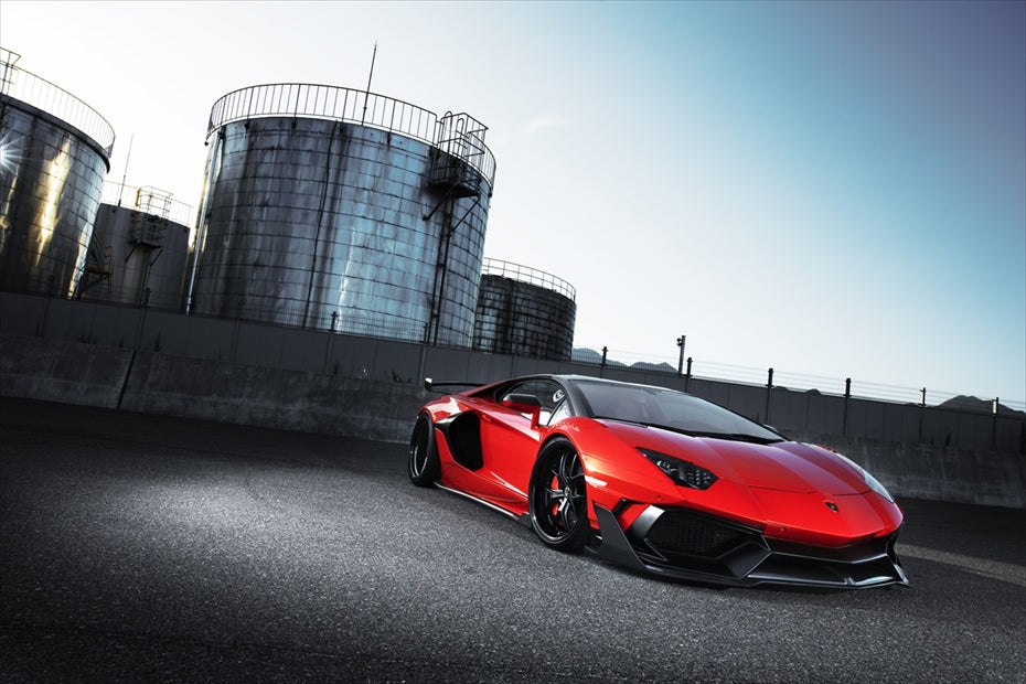 Lamborghini Aventador AIMGAIN wide body side skirts - image 11