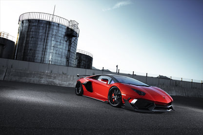 Lamborghini Aventador AIMGAIN wide body rear diffuser - image 12