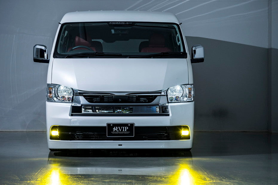 Toyota HiAce AIMGAIN wide body exhaust tips - image 15