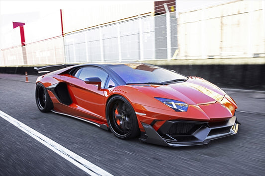 Lamborghini Aventador AIMGAIN wide body wide front wings