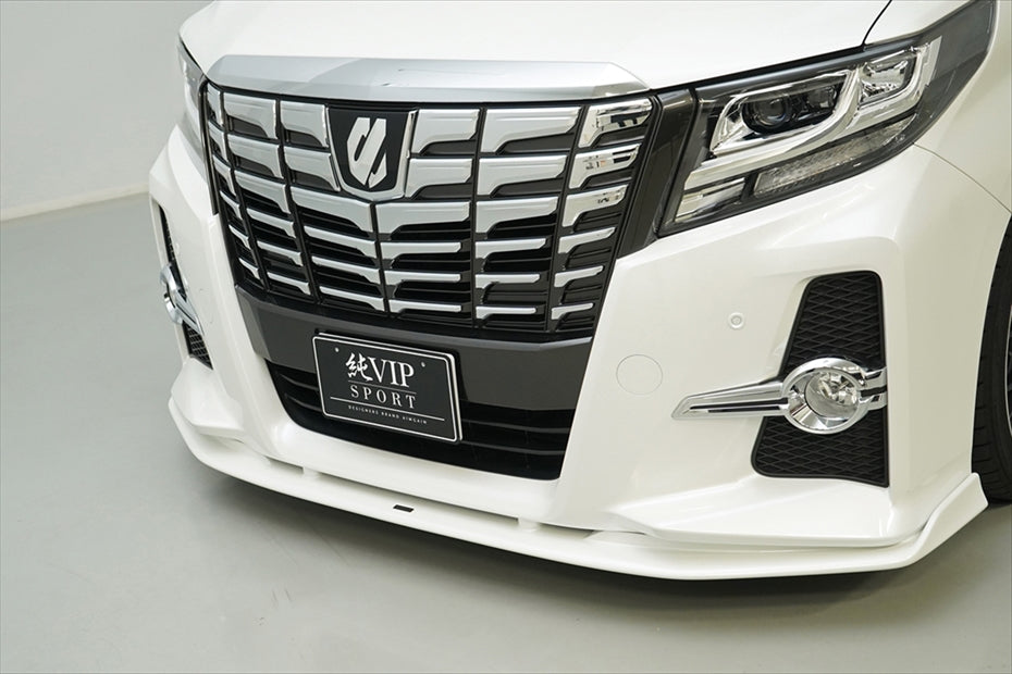 Toyota Alphard AIMGAIN Pure VIP front lip spoiler - image 2