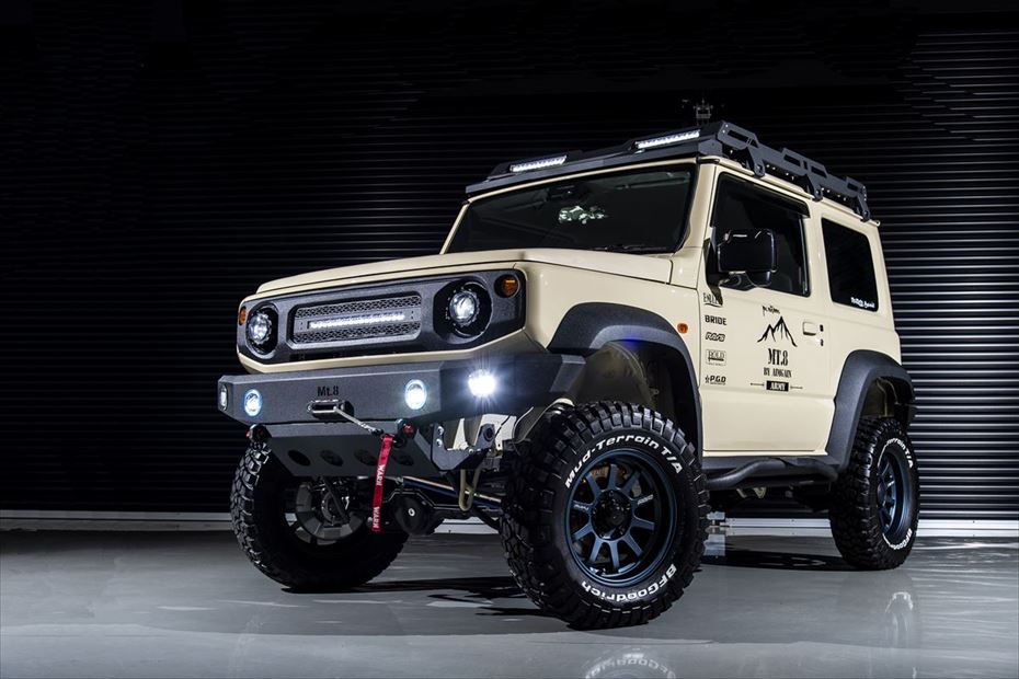 Suzuki Jimny Sierra AIMGAIN Jimny Mt8 rays a-lapj×mt.8 16×6.0 j-25 - image 3