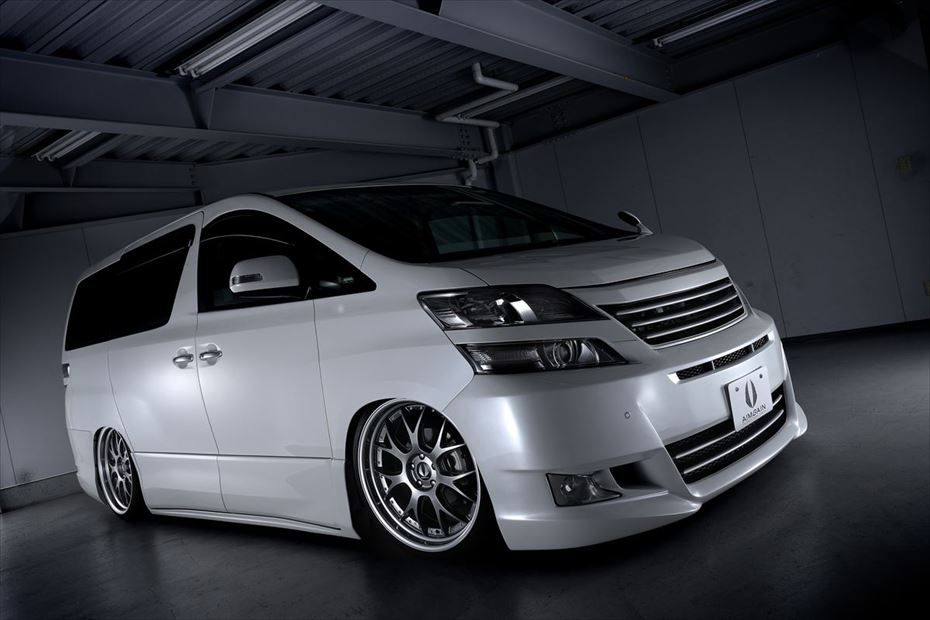 Toyota Vellfire AIMGAIN Pure VIP vip front half spoiler - image 3
