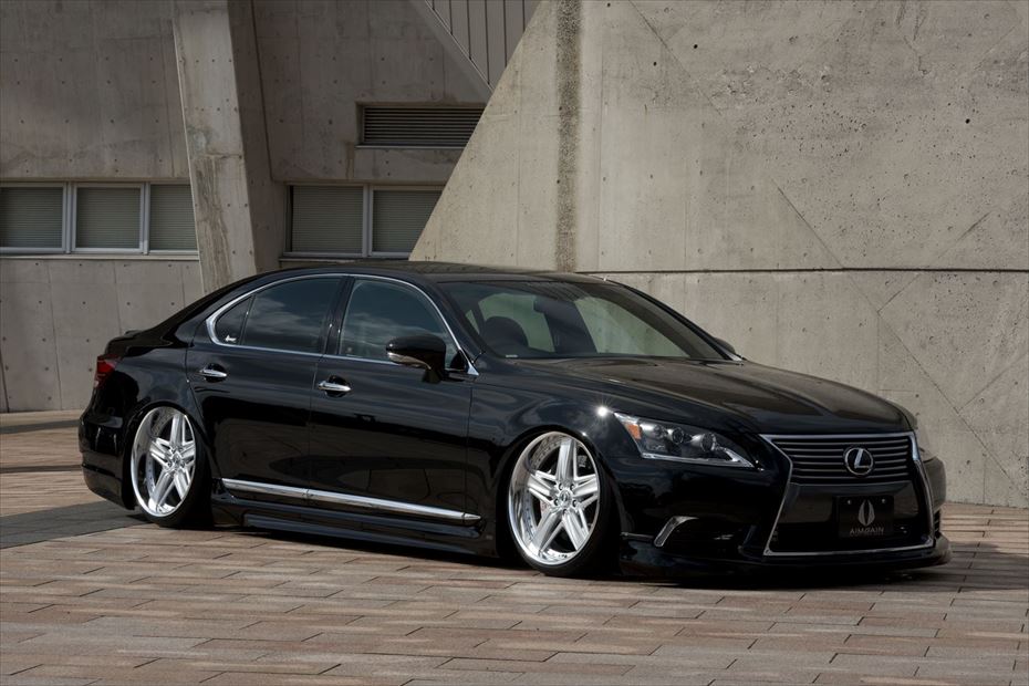 Lexus LS AIMGAIN VIP EXE rear half spoiler - image 3