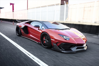 Lamborghini Aventador AIMGAIN wide body front lip spoiler - image 5