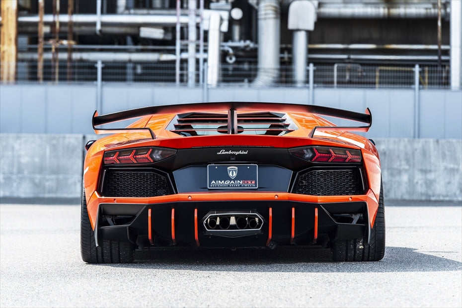 Lamborghini Aventador AIMGAIN GT type2 rear diffuser - image 5