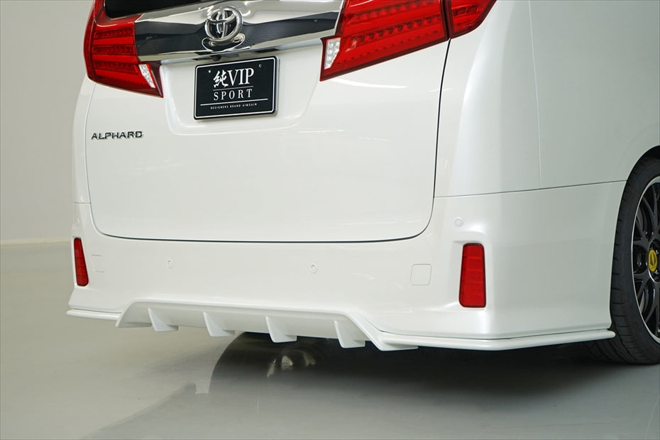 Toyota Alphard AIMGAIN Pure VIP front lip spoiler - image 7