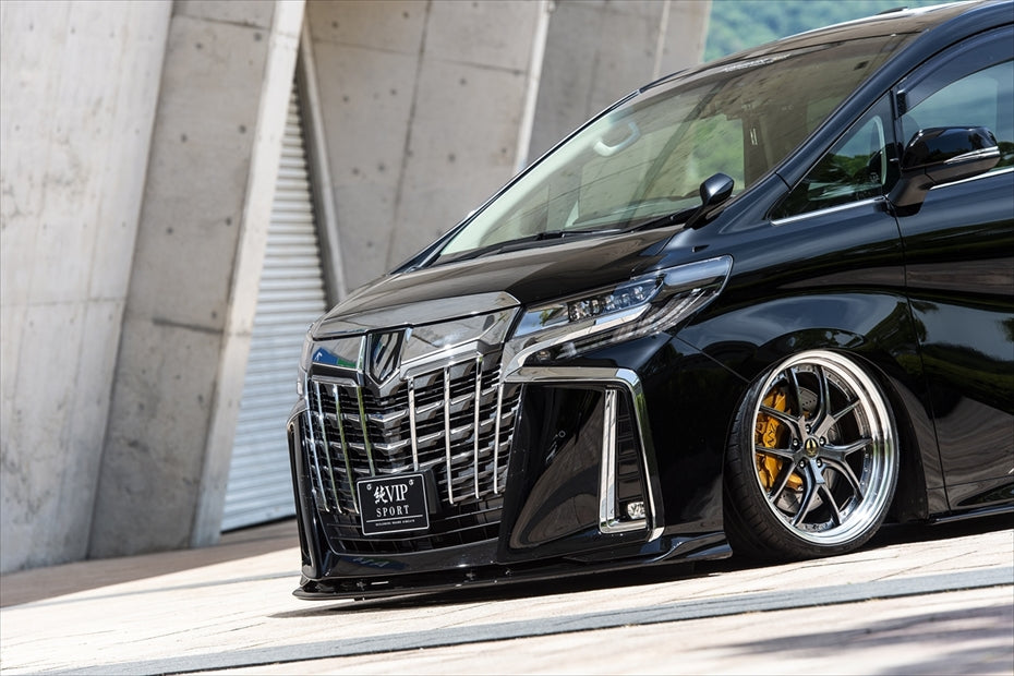Toyota Alphard AIMGAIN Pure VIP front lip spoiler - image 7