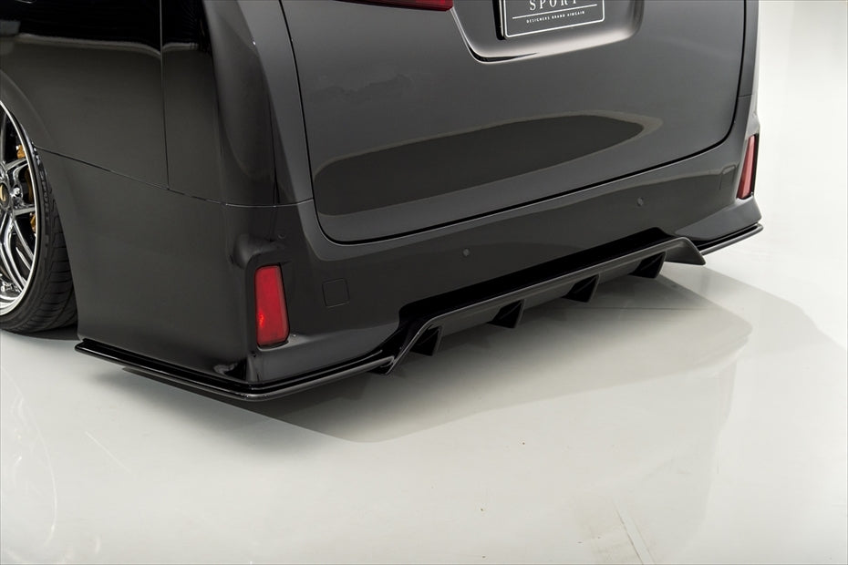 Toyota Vellfire AIMGAIN Pure VIP front lip spoiler - image 9