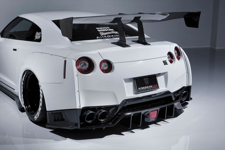 Nissan GT-R R35 AIMGAIN GT type1 rear under spoiler - image 9
