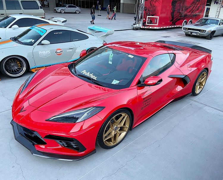 AIMGAIN Chevrolet Corvette C8 (2020+) Sport body kit - Rear View