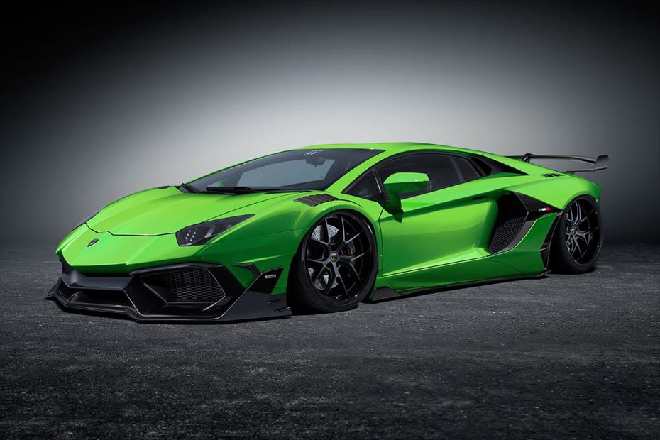 AIMGAIN Lamborghini Aventador GT Type-2 Widebody Kit - Rear View